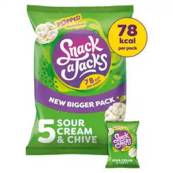 Asda Snack A Jack Sour Cream & Chive Multipack Rice Cakes offer