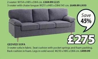 JYSK Gedved Sofa offer
