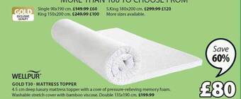 Gold T30 Mattress Topper