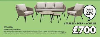 JYSK Vebbestrup Lounge Set offer
