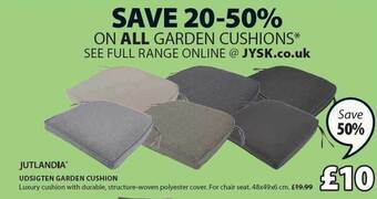 JYSK Udsigten Garden Cushion offer