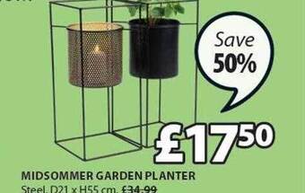 JYSK Midsommer Garden Planter offer