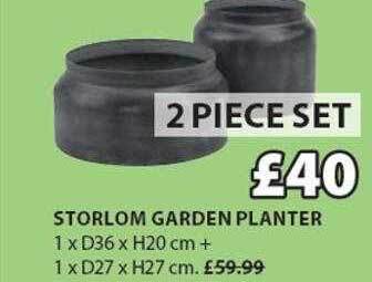 JYSK Storlom Garden Planter offer