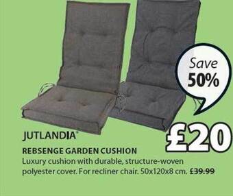 JYSK Rebsenge Garden Cushion offer
