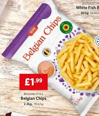Lidl Belgian Chips 2.5kg offer