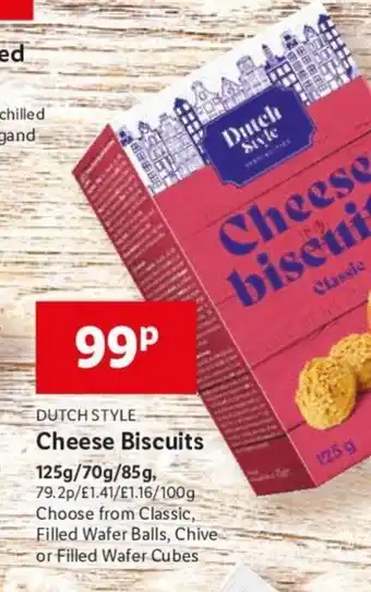 Lidl Cheese Biscuits 125g/70g/85g offer