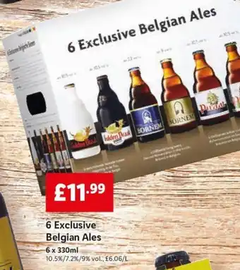Lidl 6 Exclusive Belgian Ales 6x330ml offer