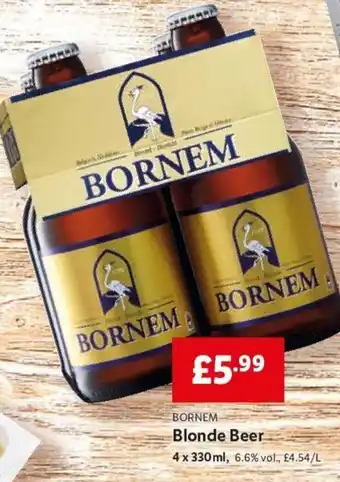 Lidl Blonde Beer 4x330ml offer