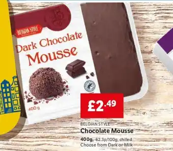 Lidl Chocolate Mousse 400g offer