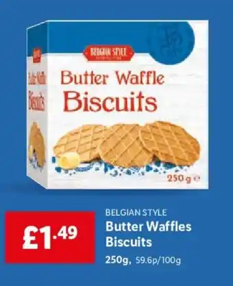 Lidl Butter Waffles Biscuits 250g offer