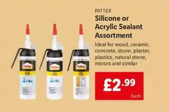 Lidl Silicone or Acrylic Sealant Assortment offer