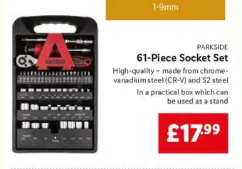 Lidl 61-Piece Socket Set offer