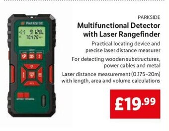 Lidl Multifunctional Detector with Laser Rangefinder offer