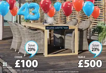 JYSK Jutlandia Garden Table offer