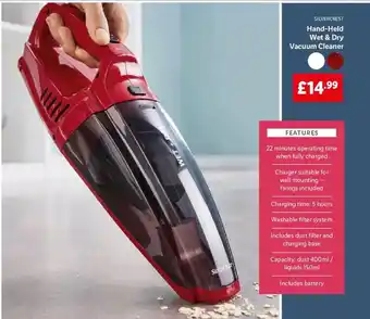 Lidl Hand Held wet & Dry Vacuum Cleaner offer