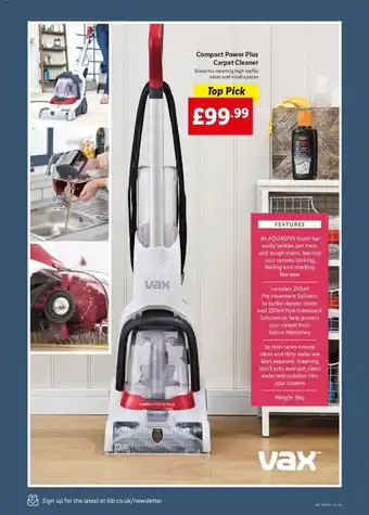 Lidl Compact Power Plus Carpet Clearner offer