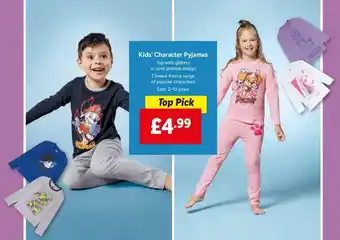 Kids Character Pyjamas