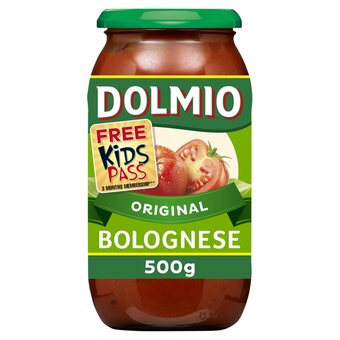 Tesco Dolmio Bolognese Original Pasta Sauce 500G offer