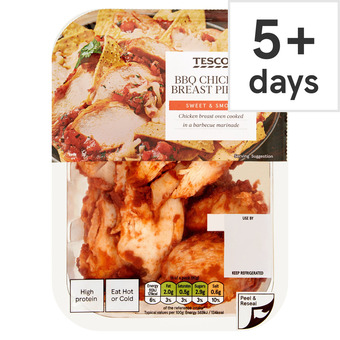 Tesco Tesco Ready To Eat Bbq Chicken Breast Pieces 180G offer