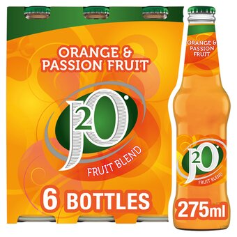Tesco J20 Orange & Passion Fruit 6 X 275Ml offer