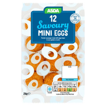 Asda ASDA 12 Mini Pork Savoury Eggs offer