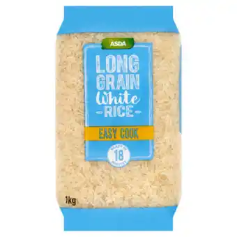 Asda ASDA Easy Cook Long Grain White Rice offer