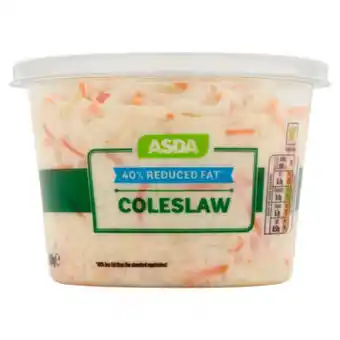 Asda ASDA 40% Less Fat Coleslaw offer