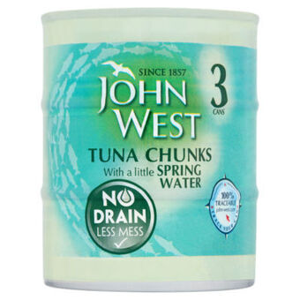 Asda John West Tuna Chunks with a Little Spring Water offer