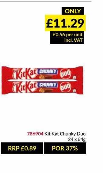 Musgrave MarketPlace Kit Kat Chunky Duo offer
