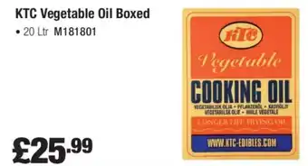 Makro KTC Vegetable Oil Boxed 20L offer