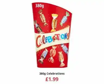 Farmfoods 380g Celebrations offer