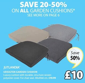 JYSK UDSIGTEN Garden Cushion offer