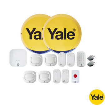 Costco Yale IA-330 15pc Sync Smart Home Alarm with x4 Motion Sensors and x4 Window/Door Sensors offer