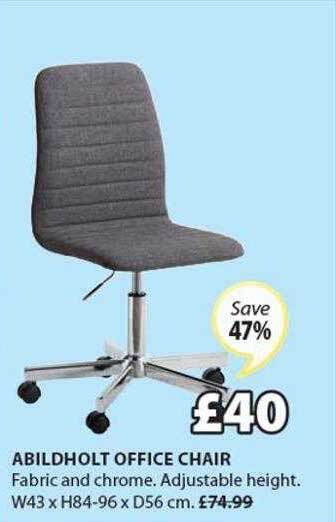 JYSK Abildholt Office Chair offer