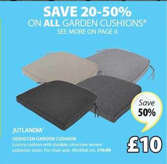 JYSK Udsigten Garden Cushion offer