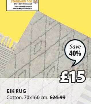JYSK Eik Rug offer