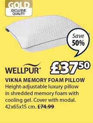 JYSK Vikna Memory Foam Pillow offer