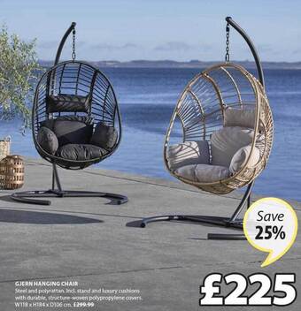JYSK Gjern Hanging Chair offer