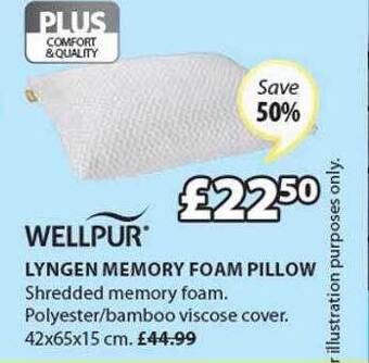JYSK Lyngen Memory Foam Pillow offer