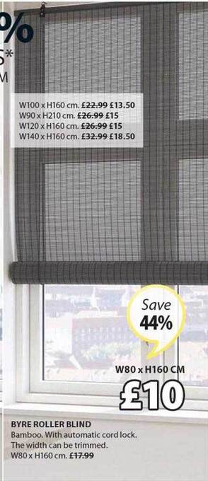 JYSK Byre Roller Blind offer