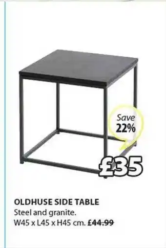 JYSK Oldhuse Side Table offer