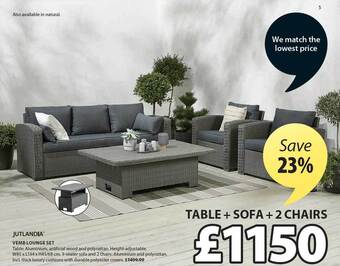JYSK Vemb Lounge Set offer