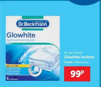 Lidl Dr. Beckmann Glowhite Sachets offer