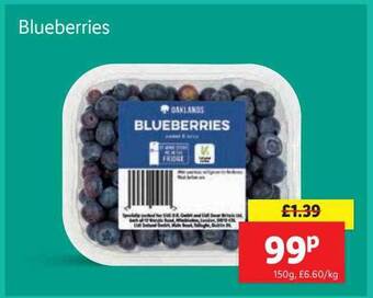 Lidl Blueberries offer