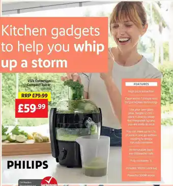 Lidl Viva Collection Compact Juicer offer