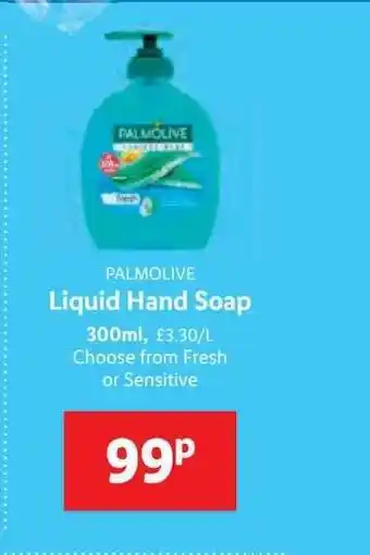 Lidl Palmolive Liquid Hand Soap offer