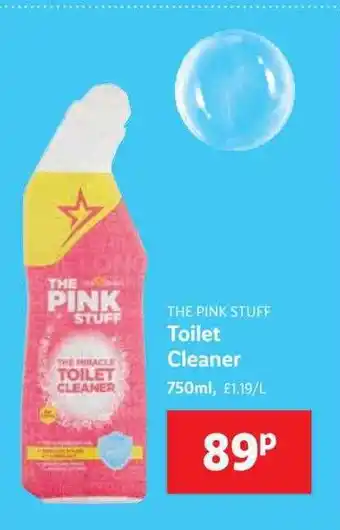 Lidl The Pink Stuff Toilet Cleaner offer