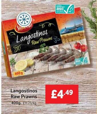 Lidl Langostinos Raw Prawns offer