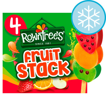 Tesco Rowntrees Fruit Stack 4X70ml offer