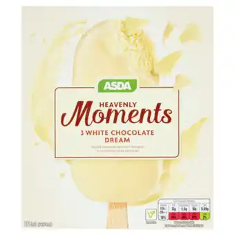Asda ASDA Heavenly Moments White Chocolate Dream 3 Pack offer